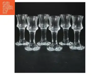 6 Holmegaard Ideelle snapseglas (str. 12x5,5 cm)