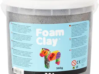 Foam Clay®, metallic, sølv, 560g/ 1 spand