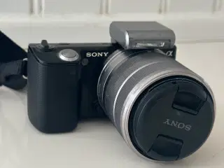 Sony Nex-5 kamera m. to Sonyoptikker, Sony E-mount