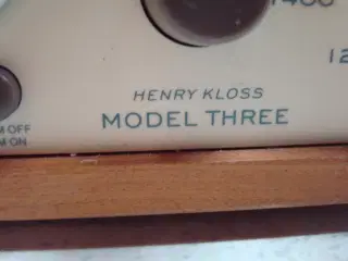 Retro radio henry kloss