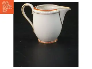 Flødekande med guldkanter (str. 7 cm)