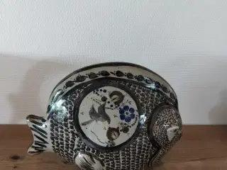 Dekorativ stor mexicansk ﻿keramikfisk 