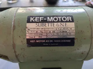 Bænksliber, Slibette 6NE, 230V