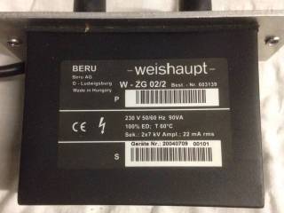 Weishaupt omformer