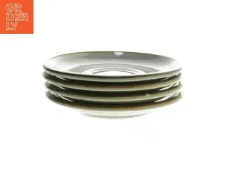 Sæt med 4 porcelænstallerkener fra B&G Copenhagen Porcelain (str. Ø 15 cm)