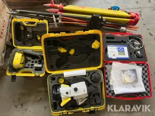 Robottotalstation og gnss smartantenne Leica og Profound