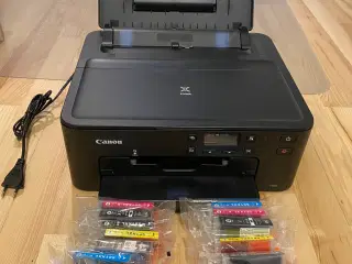 Canon PIXMA TS705a Fotoprinter + 2 sæt Farvepatron