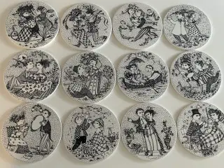 Bjørn Winblad platter 12 stk. sælges samlet