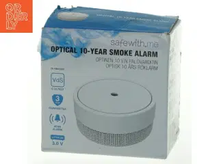 Røgalarm med 10-års batteri fra Safewith.me
