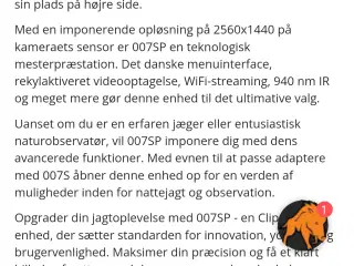 Pard 007sp med extra infiray ir lygte