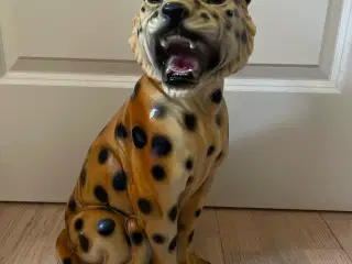 Stor smuk vintage gepard figur 