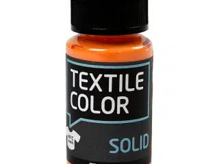 Textile Solid, dækkende, orange, 50 ml/ 1 fl.