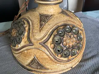 Retro loftslampe i keramik el stentøj