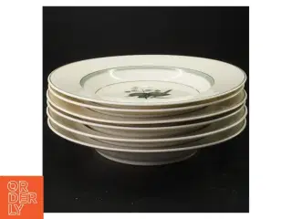 Hjertegræs Porcelænstallerken med insektmotiv fra Royal Copenhagen (str. 21,5 cm)