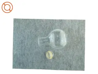 Gennemsigtig glasvase (str. 25 x 9 x 16 cm)