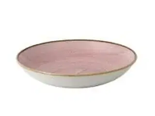 24 stk. Tallerken coupe dyb pink 248 mm Stonecast Churchill