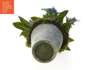 Kunstig plante med blomster i potte (str. 45 cm)