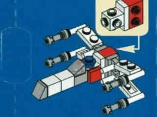 Lego STAR WARS mini skibe fra 7958