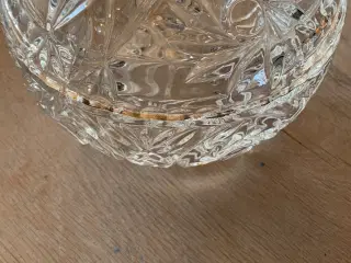 Krystal glas skåle