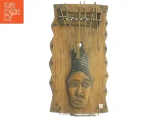 Afrikansk-inspireret vægdekoration (str. 37 x 19 cm)