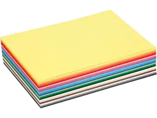 Creativ Karton, A5, ark 148x210 mm, 180 g, ass. farver, 300ass. ark/ 1 pk.