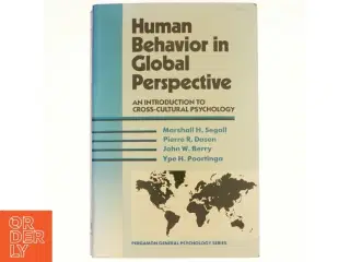 Human Behavior in Global Perspective af Marshall H. Segall (Bog)