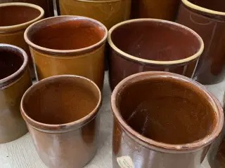 Stor samling af syltekrukker 16 stk 