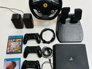 Playstation 4 + tilbehør 