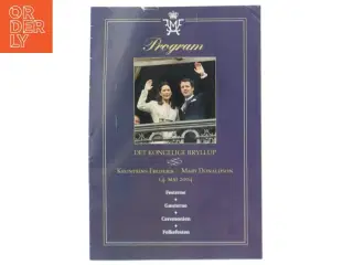 Program til kongeligt bryllup