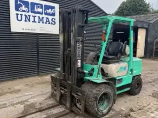 Gaffeltruck med tvillinghjul