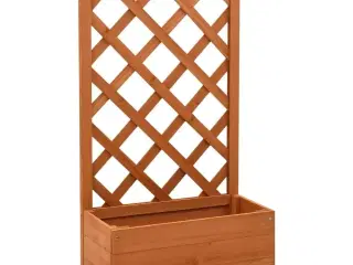 Plantekasse med espalier 50x25x90 cm massivt fyrretræ