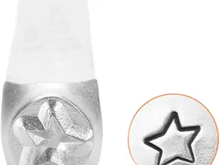 Prægestempel, Stjerne, L: 65 mm, str. 3 mm, 1 stk.