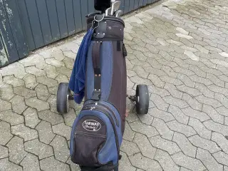 Golfsæt med vogn