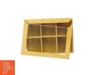 Opbevaringskasse med glaslåg (str. 22x16 cm)