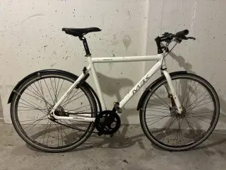 Herrecykel Citybike, hvid med 7 gear