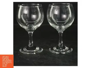 Sæt med to glas (str. 13 cm. 2 styk)