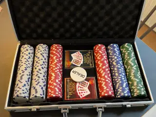 Pokerspil i kuffert