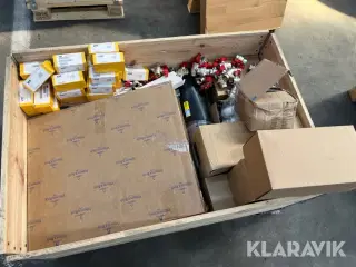 Blandet lot - håndvask, ventiler, fittings og øvrigt