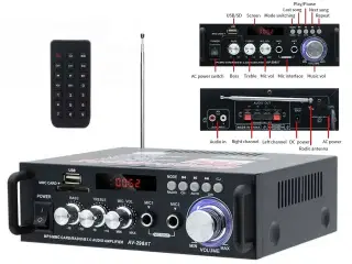 HiFi Forstærker 2 x 300 watt max. Effekt.