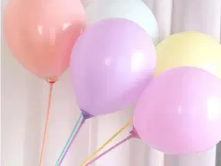 50 stk. Ballon pinde + 50 stk. Ballon holder i Hår