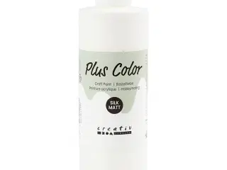 Plus Color Hobbymaling, råhvid, 250ml/ 1 fl.