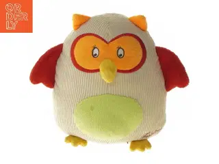 Bamseformet ugle plysdyr (str. 23 cm)