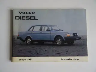 Volvo 244-245 diesel model 1982 Instruktionsbog