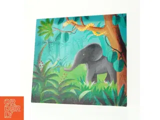 maleri af elefant (str. 40 x 40)
