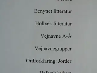 vejnavne i holbæk kommune, af flemming sylvest