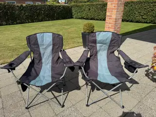 4 næsten som nye campingstole 