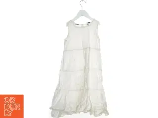 Ærmeløs hvid kjole fra H&M (str. 128)