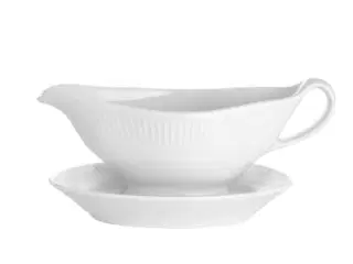 Pillivuyt Plissé sovsekande 32 cl med underskål