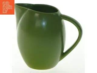 Grøn keramikkande fra Høganæs BodaNova (str. 10 cm)