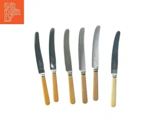 Sæt af 6 smørknive (str. 6 styk. 23 cm)